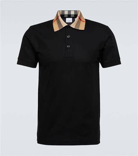 burberry black and blue shirt horse logo men|mr porter Burberry polo shirts.